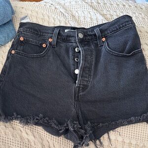 Levi’s Women's Black Denim Shorts